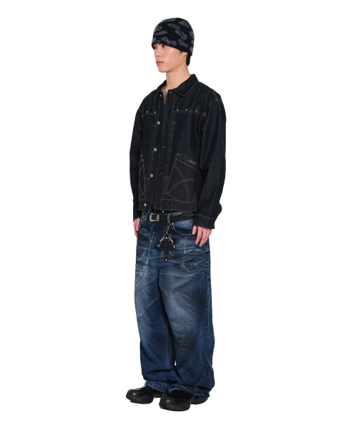 AAKAM(アーカム)の「Oblique Pocket Denim Jacket (Dark Blue)(デニムジャケット・レディース・その他・1/2)」の14枚目の写真