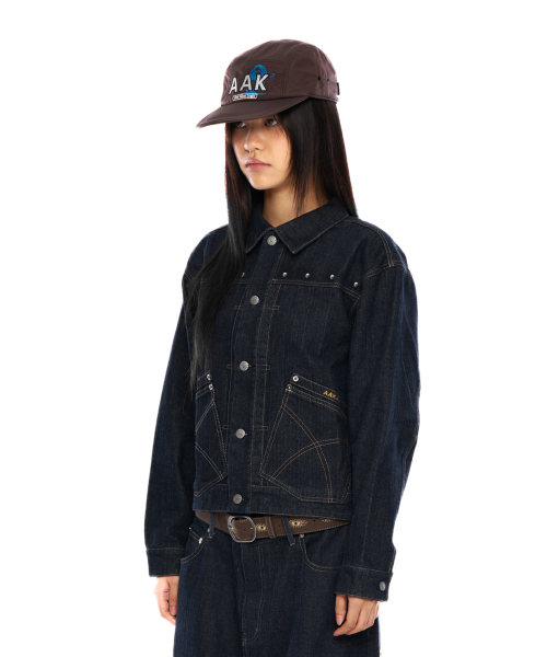AAKAM(アーカム)の「Oblique Pocket Denim Jacket (Dark Blue)(デニムジャケット・レディース・その他・1/2)」の10枚目の写真