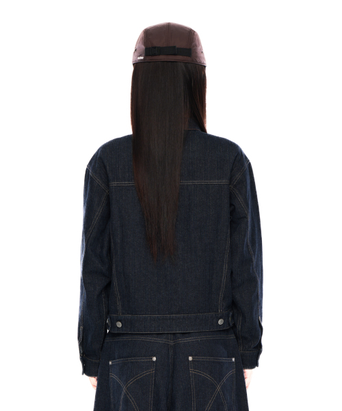 AAKAM(アーカム)の「Oblique Pocket Denim Jacket (Dark Blue)(デニムジャケット・レディース・その他・1/2)」の11枚目の写真