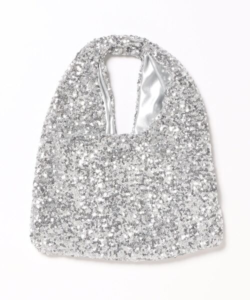 jumelle（ジュメロ）の「【結婚式/オケージョン】shiny hand bag（ハンドバッグ・レディース・シルバー・FREE）」の2枚目の写真