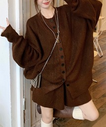 ニットカーディガン×スカート　2点セット