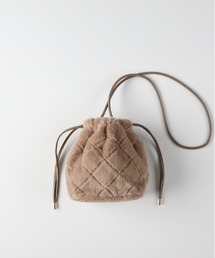 Right-on | HONEYSUCKLE ROSE(ハニーサックルローズ)【レディース】フェイクファー巾着バッグ(ショルダーバッグ)