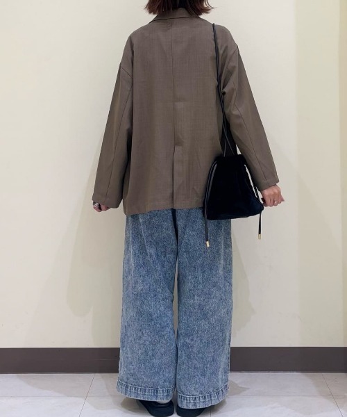 Right-on(ライトオン)の「HONEYSUCKLE ROSE(ハニーサックルローズ)【レディース】フェイクファー巾着バッグ(ショルダーバッグ・レディース・ブラック/ベージュ/ブラウン・ONE SIZE)」の12枚目の写真