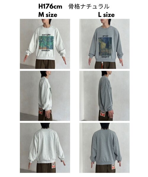 CPCM（シーピーシーエム）の「絵画アートスウェットプルオーバー（Tシャツ/カットソー・レディース・ホワイト/グレー/アイボリー・LARGE/MEDIUM）」の14枚目の写真