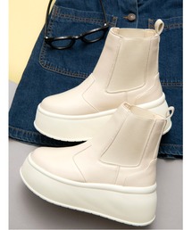 R&E｜アールアンドイーのブーツ（ホワイト/白色系）通販 - ZOZOTOWN