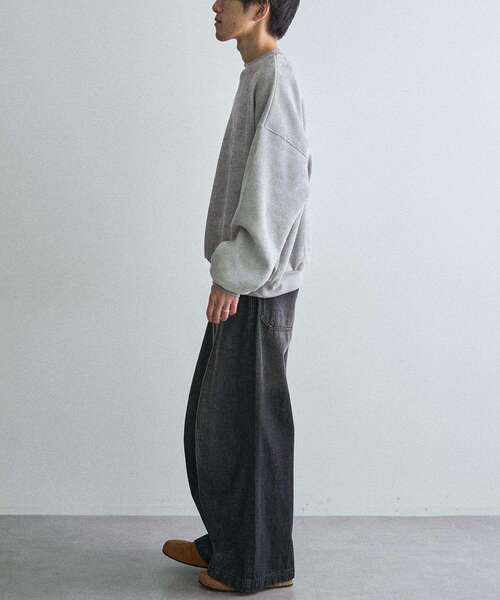 CRAFT STANDARD BOUTIQUE（クラフトスタンダードブティック）の「裏フリースモールスウェット（スウェット・メンズ・ライトグレー/ブラウン/ブラック・XL/M/L）」の8枚目の写真