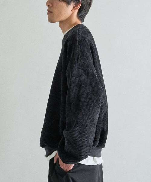 CRAFT STANDARD BOUTIQUE（クラフトスタンダードブティック）の「裏フリースモールスウェット（スウェット・メンズ・ライトグレー/ブラウン/ブラック・XL/M/L）」の11枚目の写真