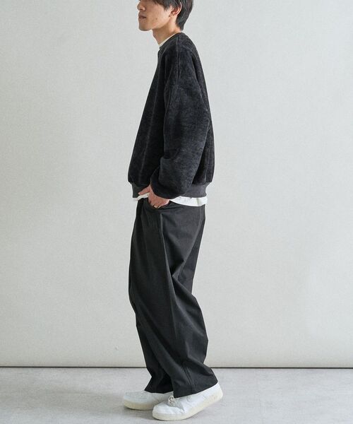 CRAFT STANDARD BOUTIQUE（クラフトスタンダードブティック）の「裏フリースモールスウェット（スウェット・メンズ・ライトグレー/ブラウン/ブラック・XL/M/L）」の14枚目の写真