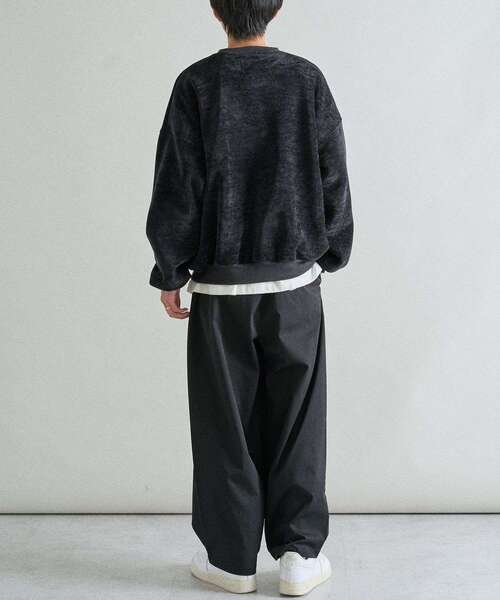 CRAFT STANDARD BOUTIQUE（クラフトスタンダードブティック）の「裏フリースモールスウェット（スウェット・メンズ・ライトグレー/ブラウン/ブラック・XL/M/L）」の15枚目の写真