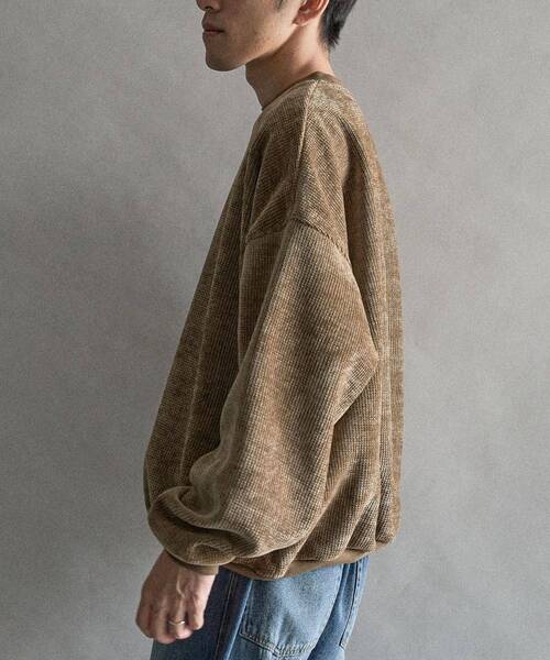 CRAFT STANDARD BOUTIQUE（クラフトスタンダードブティック）の「裏フリースモールスウェット（スウェット・メンズ・ライトグレー/ブラウン/ブラック・XL/M/L）」の17枚目の写真