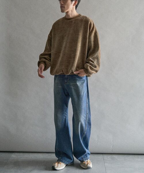 CRAFT STANDARD BOUTIQUE（クラフトスタンダードブティック）の「裏フリースモールスウェット（スウェット・メンズ・ライトグレー/ブラウン/ブラック・XL/M/L）」の19枚目の写真