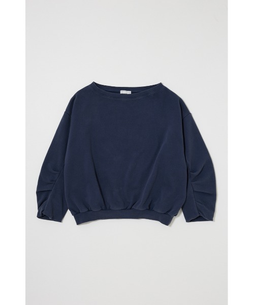MOUSSY（マウジー）の「WASHED OFF SHOULDER スウェット（スウェット・レディース・オフホワイト/ブルー/ライトブラック・FREE）」の14枚目の写真