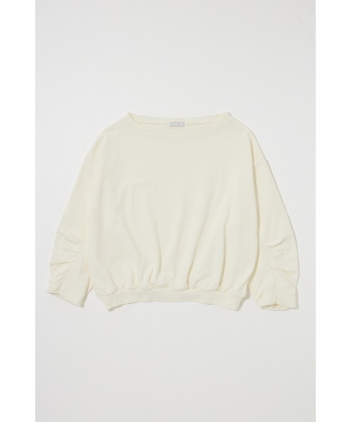 MOUSSY（マウジー）の「WASHED OFF SHOULDER スウェット（スウェット・レディース・オフホワイト/ブルー/ライトブラック・FREE）」の21枚目の写真