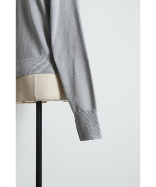 &. NOSTALGIA(アンドドットノスタルジア)の「ケミカルレースボウタイニット(ニット/セーター・レディース・ブラック/グレー・M)」の4枚目の写真