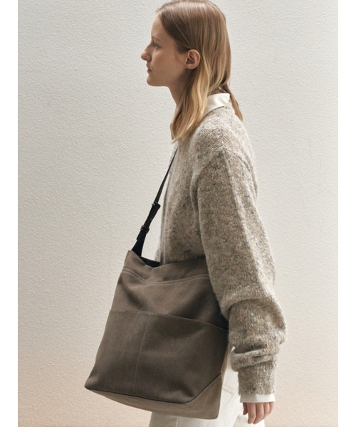 DEMERIEL(ドゥメリエル)の「Two Pocket Hobo Canvas Bag Vintage Brown(メッセンジャーバッグ・レディース・その他・FREE)」の3枚目の写真