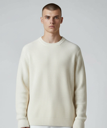 Soft Hachi Cushion Round Knit (Ivory)