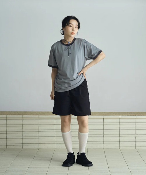 merrylatte(メリーラテ)の「tuck straight half pants(その他パンツ・レディース・ブラック・FREE)」の14枚目の写真