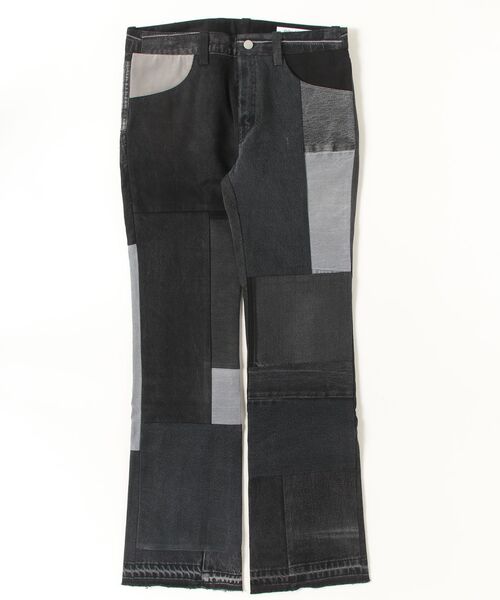 Children of the discordance(チルドレン オブ ザ ディスコ-ダンス)の「Children of the discordance / NY:RE-CONSTRUCTED VINTAGE JEANS / COTDNYPT-312(デニムパンツ・メンズ・ブルー/ブラック・3/1/2)」の2枚目の写真