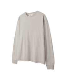 ピグメント切り替えラウンドロングスリーブTシャツ7COLOR COOSTS251