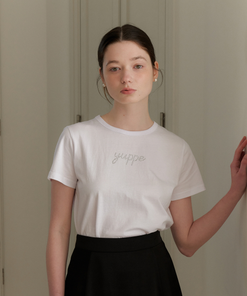 YUPPE(ヨッペ)の「DOTTED YUPPE T-SHIRT_WHITE(Tシャツ/カットソー・レディース・その他・FREE)」の5枚目の写真