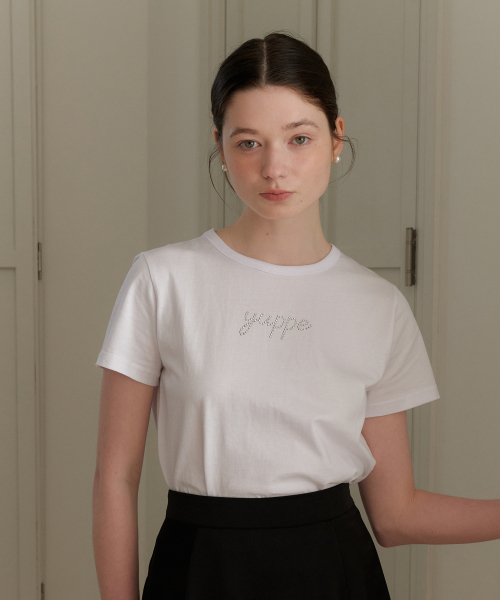 YUPPE(ヨッペ)の「DOTTED YUPPE T-SHIRT_WHITE(Tシャツ/カットソー・レディース・その他・FREE)」の6枚目の写真