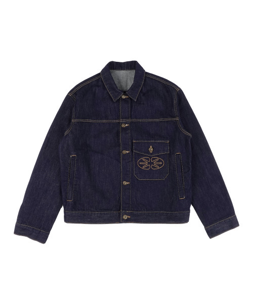 ERTR(イーアールティーアール)の「Essential Denim Trucker Jacket Indigo(デニムジャケット・レディース・その他・SMALL/MEDIUM/LARGE)」の2枚目の写真