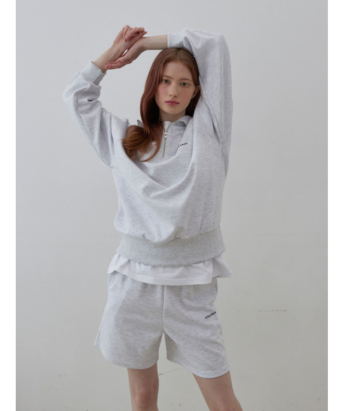 BIBYSEOB（バイバイソプ）の「トレーニングショートパンツホワイトグレー[T21]（その他パンツ・レディース・その他・FREE）」の3枚目の写真