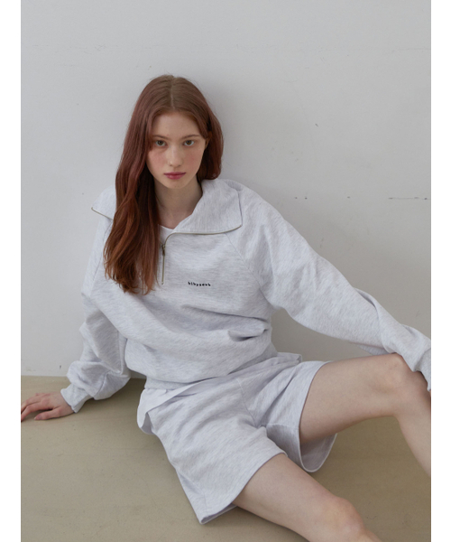 BIBYSEOB（バイバイソプ）の「トレーニングショートパンツホワイトグレー[T21]（その他パンツ・レディース・その他・FREE）」の4枚目の写真