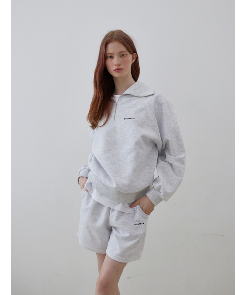 BIBYSEOB（バイバイソプ）の「トレーニングショートパンツホワイトグレー[T21]（その他パンツ・レディース・その他・FREE）」の2枚目の写真