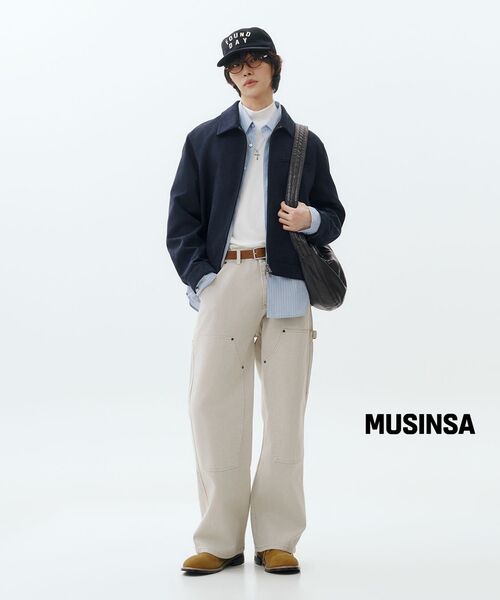 EXCONTAINER(エックスコンテナ)の「ダブルニーカーペンターダイングパンツ (GREIGE)(その他パンツ・メンズ・その他・MEDIUM/LARGE/X-LARGE/SMALL)」の6枚目の写真