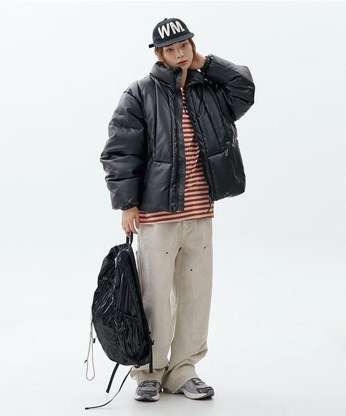 EXCONTAINER(エックスコンテナ)の「ダブルニーカーペンターダイングパンツ (GREIGE)(その他パンツ・メンズ・その他・MEDIUM/LARGE/X-LARGE/SMALL)」の2枚目の写真