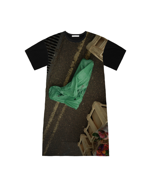 SEEN(シーン)の「PHOTO PRINTING VERY LONG T-SHIRTS (Road)(ワンピース・レディース・その他・OS)」の1枚目の写真