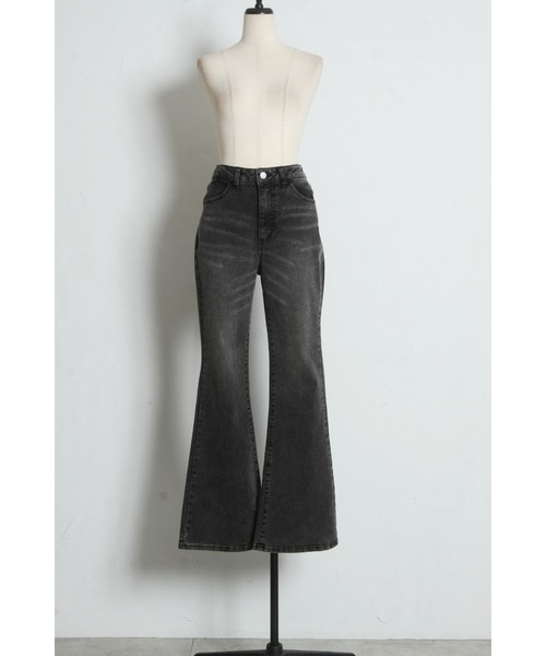 &. NOSTALGIA(アンドドットノスタルジア)の「【美シルエット】ストレッチフレアデニムパンツ(デニムパンツ・レディース・グレー/ブルー・S/M)」の21枚目の写真