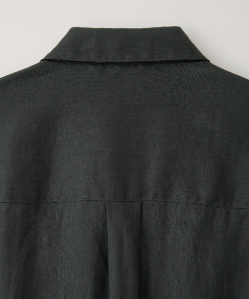 BLANKROOM(ブランクルーム)の「フレンチリネンシャツ_CHARCOAL(シャツ/ブラウス・メンズ・その他・1/2/3/4)」の3枚目の写真