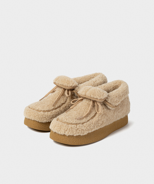 KHIHO（キホ）の「シエロファーブーツベージュ（ブーツ・レディース・ベージュ・23cm/23.5cm/24cm/24.5cm/25cm）」の9枚目の写真