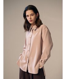 TOSE（トセ）の「ルーズフィットシャツ モカベージュ（ビジネスシャツ）」