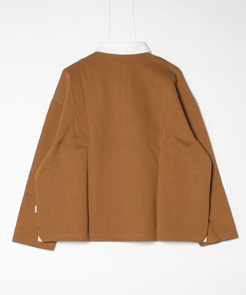 A blends(エイブレンズ)の「A blends ダンボールニットラガーシャツ(その他トップス・メンズ・ブラウン/グレー/アイボリー・LARGE/MEDIUM)」の7枚目の写真