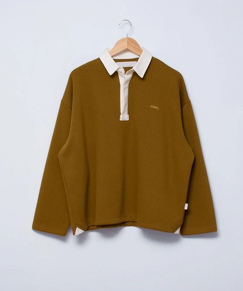 A blends(エイブレンズ)の「A blends ダンボールニットラガーシャツ(その他トップス・メンズ・ブラウン/グレー/アイボリー・LARGE/MEDIUM)」の3枚目の写真