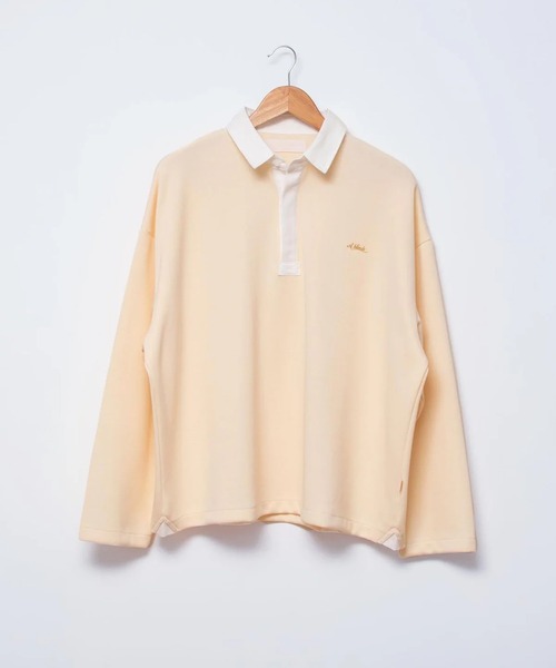 A blends(エイブレンズ)の「A blends ダンボールニットラガーシャツ(その他トップス・メンズ・ブラウン/グレー/アイボリー・LARGE/MEDIUM)」の1枚目の写真