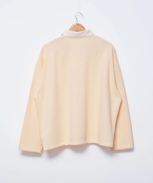 A blends(エイブレンズ)の「A blends ダンボールニットラガーシャツ(その他トップス・メンズ・ブラウン/グレー/アイボリー・LARGE/MEDIUM)」の4枚目の写真