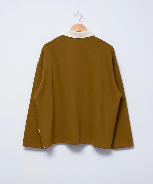 A blends(エイブレンズ)の「A blends ダンボールニットラガーシャツ(その他トップス・メンズ・ブラウン/グレー/アイボリー・LARGE/MEDIUM)」の6枚目の写真