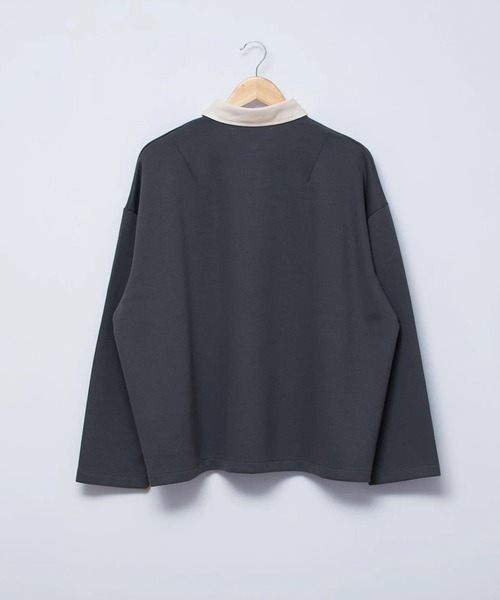 A blends(エイブレンズ)の「A blends ダンボールニットラガーシャツ(その他トップス・メンズ・ブラウン/グレー/アイボリー・LARGE/MEDIUM)」の5枚目の写真