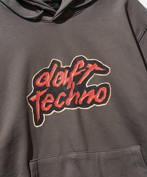 VASTIC(バスティック)の「スタッドダブルステッチフードパーカー_チャコール(パーカー・メンズ・その他・LARGE/MEDIUM)」の5枚目の写真