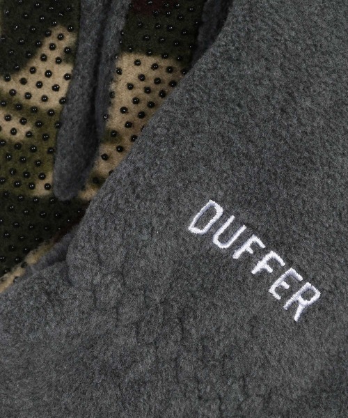 The DUFFER of ST.GEORGE(ザダファーオブセントジョージ)の「〔BLACK LABEL〕POLARTEC "CLASSIC200" GLOVES:ポーラテック ソリッド×カモフラ グローブ(手袋・メンズ・チャコールグレー/ブラック・F)」の7枚目の写真