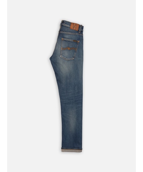 Nudie Jeans（ヌーディージーンズ）の「Nudie Jeans/ヌーディージーンズ Grim Tim / ストレートスリムフィットジーンズ / Ghost Selvage（デニムパンツ・メンズ・ライトインディゴブルー・32/31/30/34/33）」の3枚目の写真