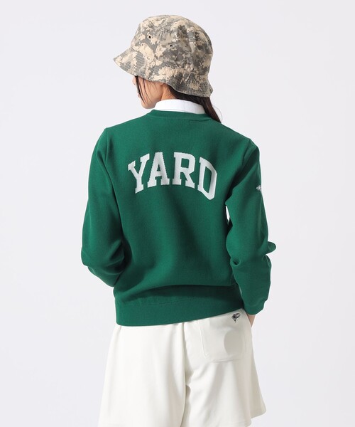 BEAMS GOLF(ビームスゴルフ)の「〈WOMEN〉ORANGE LABEL / YARD ジャカード ニット(ニット/セーター・レディース・ホワイト/グリーン・MEDIUM/LARGE)」の10枚目の写真
