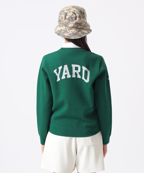 BEAMS GOLF(ビームスゴルフ)の「〈WOMEN〉ORANGE LABEL / YARD ジャカード ニット(ニット/セーター・レディース・ホワイト/グリーン・MEDIUM/LARGE)」の13枚目の写真