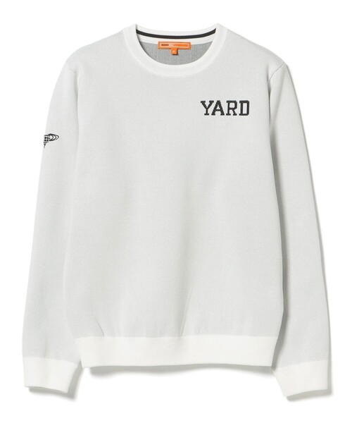BEAMS GOLF(ビームスゴルフ)の「〈WOMEN〉ORANGE LABEL / YARD ジャカード ニット(ニット/セーター・レディース・ホワイト/グリーン・MEDIUM/LARGE)」の14枚目の写真