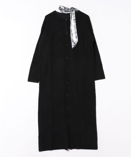 BY THE BAY(バイザベイ)の「ワンピース/長袖マキシワンピース・韓国 ファッション(Tシャツ/カットソー・レディース・ブラック/ホワイト/グレー・FREE)」の7枚目の写真