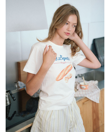 DEJEUNER Tシャツ(デジュネ)_アイボリー